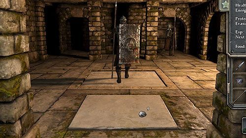 Spokojnie, jest na nich wyśmienita metoda - na środku pomieszczenia jest zapadnia, którą uruchamiasz kładąc na niej jakiś przedmiot lub po prostu na niej stając - Poziom 3 - Pillars of Light (Filary Światła) | Opis przejścia | Dragon Age II - Legend of Grimrock - poradnik do gry