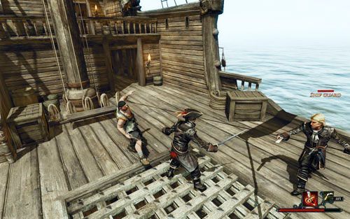 W czasie walki uważaj na tyły! - Statek Garcii | Zadania - Zatoka Marakajów | Risen 2 Mroczne Wody - Risen 2: Mroczne wody - poradnik do gry