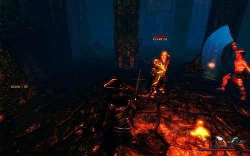 Towarzysze nie pomogą Ci w walce z Garcią. - Zatoka Marakajów | Zadania - Caldera 2 | Risen 2 Mroczne Wody - Risen 2: Mroczne wody - poradnik do gry