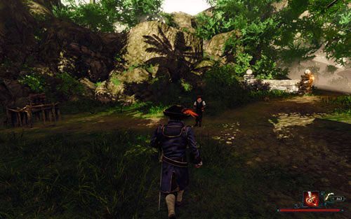 Droga ku zemście. - Spotkaj się ze Slayneem na Placu Krwawej Przysięgi | Zadania - Antigua - Risen 2: Mroczne wody - poradnik do gry