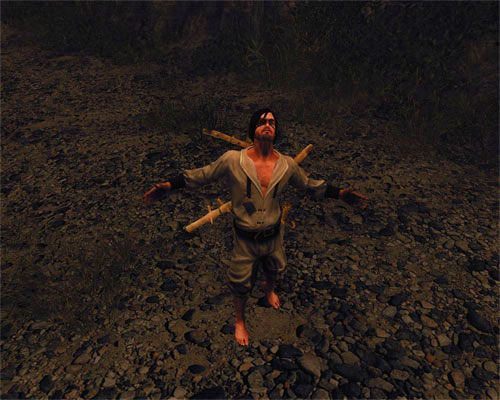 Częste zapisywanie stanu gry jest wskazane, jeśli nie chcesz irytować się po takich niespodziankach. - Mapa skarbów Petea | Zadania - Tacarigua | Risen 2 Mroczne Wody - Risen 2: Mroczne wody - poradnik do gry