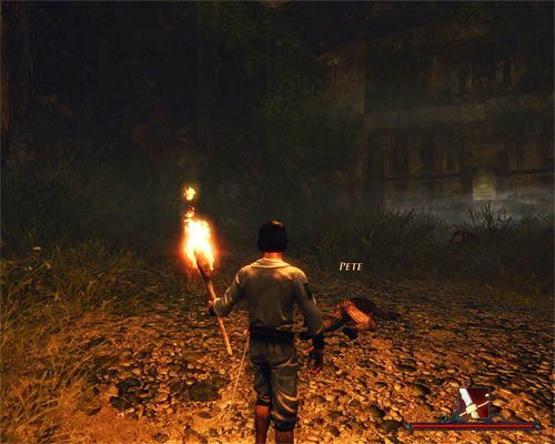 Pete zakopał swój skarb, ale nie dał rady wrócić bezpiecznie wrócić do domu. - Mapa skarbów Petea | Zadania - Tacarigua | Risen 2 Mroczne Wody - Risen 2: Mroczne wody - poradnik do gry