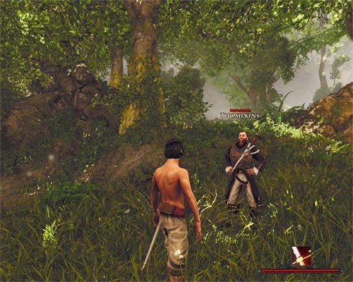 Osorio czeka na transport mięsa od Thompkinsa. - Mięso dla kucharza | Zadania - Tacarigua | Risen 2 Mroczne Wody - Risen 2: Mroczne wody - poradnik do gry