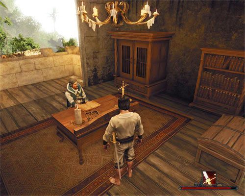 W rozmowie z gubernatorem wykorzystaj szansę i zwiększ stawkę za głowy dzikusów. - Nagroda | Zadania - Tacarigua | Risen 2 Mroczne Wody - Risen 2: Mroczne wody - poradnik do gry