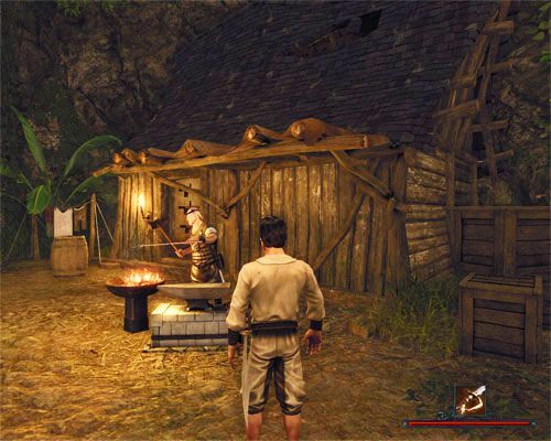 Stone to ciężki zawodnik. Będziesz musiał się zdrowo nakombinować, żeby wydrzeć od niego wytrych za darmo. - Uwolnić Larga | Zadania - Tacarigua | Risen 2 Mroczne Wody - Risen 2: Mroczne wody - poradnik do gry