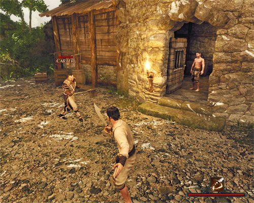 Starcie z Carterem jest nieuniknione. Largo będzie się Wam przyglądał. - Uwolnić Larga | Zadania - Tacarigua | Risen 2 Mroczne Wody - Risen 2: Mroczne wody - poradnik do gry