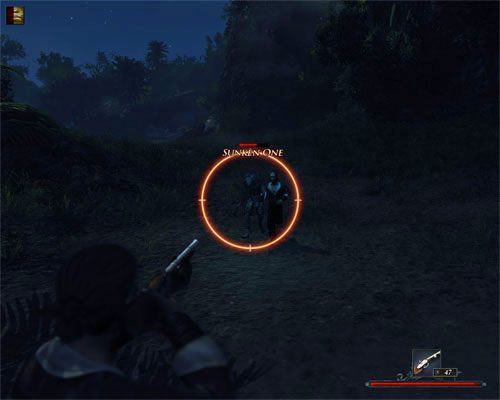 Jeśli kiepsko walczysz w zwarciu, ostrzeliwuj wrogów z dystansu aż do skutku. - Zdrajca i bestia | Zadania - Tacarigua | Risen 2 Mroczne Wody - Risen 2: Mroczne wody - poradnik do gry