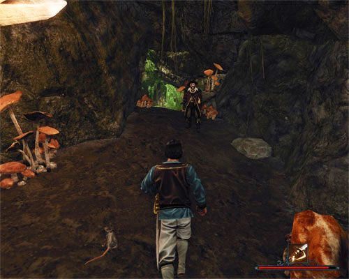 Krótka przebieżka przez jaskinię to wszystko, co oferuje to zadanie. - Dalej w głąb lądu | Zadania - Wybrzeże Ostrzy | Risen 2 Mroczne Wody - Risen 2: Mroczne wody - poradnik do gry