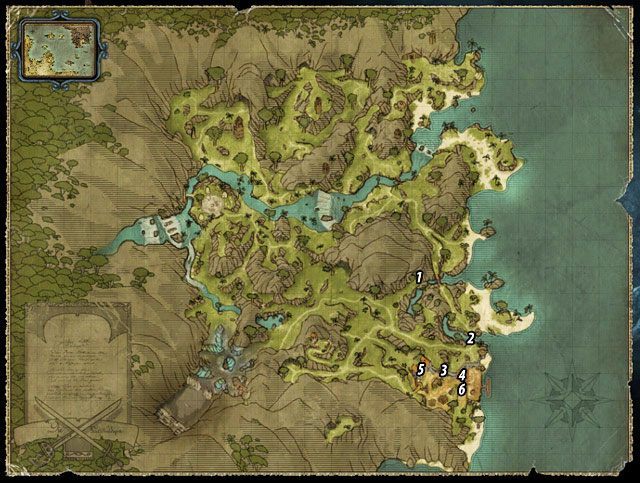 Ten quest jest częścią zadania: Statek Wrony - Gdzie jest statek Wrony? | Zadania - Wybrzeże Ostrzy | Risen 2 Mroczne Wody - Risen 2: Mroczne wody - poradnik do gry