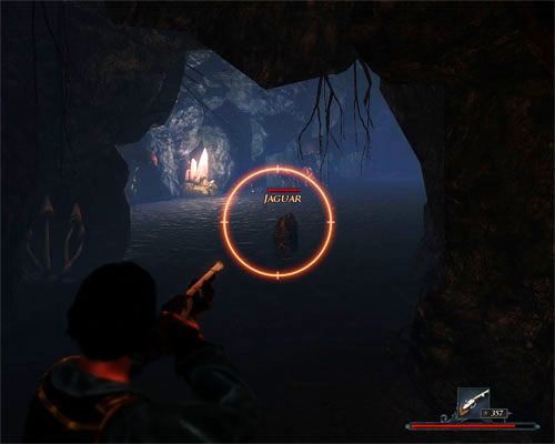 Wspólne polowanie z Martinezem jest wspólne tylko z nazwy. Zabicie Jaguara tradycyjnie spadnie na Twoje barki. - Jaskinia Jaguara | Zadania - Wybrzeże Ostrzy | Risen 2 Mroczne Wody - Risen 2: Mroczne wody - poradnik do gry