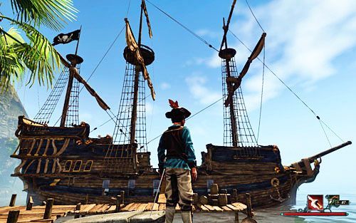 Duży, więc cieszy. - Nowy statek | Zadania - Wybrzeże Ostrzy | Risen 2 Mroczne Wody - Risen 2: Mroczne wody - poradnik do gry