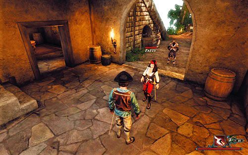 Rozmowę najlepiej załatwić od ręki. - Porozmawiaj z Patty | Zadania - Wybrzeże Ostrzy | Risen 2 Mroczne Wody - Risen 2: Mroczne wody - poradnik do gry