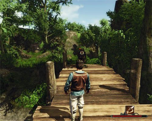 W tej misji to kapitan Stalowobrody będzie wskazywać kierunek marszu. - Statek Wrony | Zadania - Wybrzeże Ostrzy | Risen 2 Mroczne Wody - Risen 2: Mroczne wody - poradnik do gry