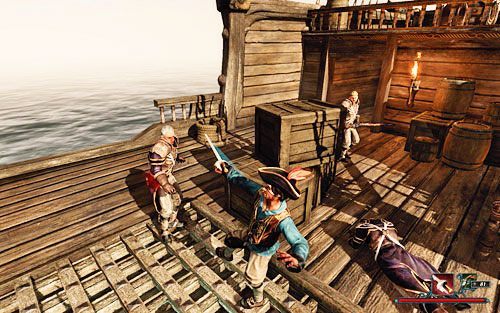 Okręt nie jest zbyt dobrze strzeżony. - Zdobądź statek | Zadania - Wybrzeże Ostrzy | Risen 2 Mroczne Wody - Risen 2: Mroczne wody - poradnik do gry