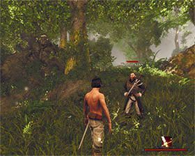 Thompkins [#7] - myśliwy przebywający na farmie trzciny cukrowej, położonej na północ od Puerto Sacarico - Tacarigua | Handlarze | Risen 2 Mroczne Wody - Risen 2: Mroczne wody - poradnik do gry