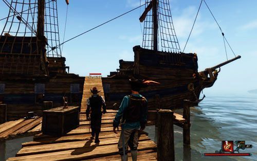 Łajba Slaynea nie różni się niczym od Twojej. - Idź za Slayneem na jego statek | Zadania - Antigua | Risen 2 Mroczne Wody - Risen 2: Mroczne wody - poradnik do gry