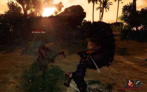 Piesza podróż zwykle oznacza walkę z potworami. - Wszędzie dobrze, ale w domu najlepiej | Zadania - Antigua | Risen 2 Mroczne Wody - Risen 2: Mroczne wody - poradnik do gry