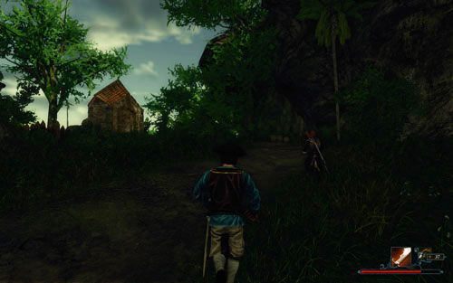 W malowniczych okolicznościach przyrody... - Idź za Venturem do Puerto Isabella | Zadania - Wybrzeże Ostrzy | Risen 2 - Risen 2: Mroczne wody - poradnik do gry