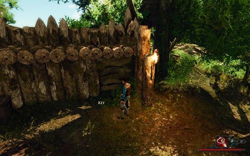 Klucz łatwo przeoczyć. - Uwolnij Tahanę | Zadania - Wybrzeże Ostrzy | Risen 2 Mroczne Wody - Risen 2: Mroczne wody - poradnik do gry