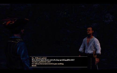 Zadanie jest trudne, więc pewnie będziesz strzelał do późnej nocy. - Pistolet Wilsona | Zadania - Antigua | Risen 2 Mroczne Wody - Risen 2: Mroczne wody - poradnik do gry