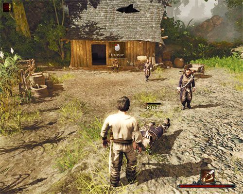 Upokorzony Riley bez gadania odda chustkę należącą do Larga. - Ubrania pirata | Zadania - Tacarigua | Risen 2 Mroczne Wody - Risen 2: Mroczne wody - poradnik do gry
