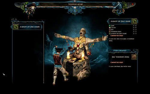 Tworzenie laleczek - Voodoo | Bohater - Zdolności specjalne | Risen 2 Mroczne Wody - Risen 2: Mroczne wody - poradnik do gry