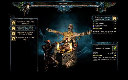Tworzenie bereł - Voodoo | Bohater - Zdolności specjalne | Risen 2 Mroczne Wody - Risen 2: Mroczne wody - poradnik do gry