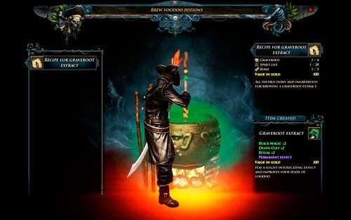 Warzenie eliksirów - Voodoo | Bohater - Zdolności specjalne | Risen 2 Mroczne Wody - Risen 2: Mroczne wody - poradnik do gry