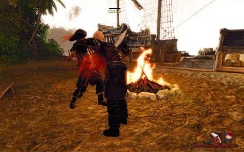 Niestety, wszystkie powyższe uwagi odnoszą się wyłącznie do walk z ludźmi - Broń biała | System walki | Risen 2 Mroczne Wody - Risen 2: Mroczne wody - poradnik do gry