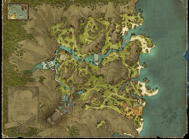 Wybrzeże Ostrzy - Artefakt Stalowobrodego (2) | Zadania - Wybrzeże Ostrzy | Risen 2 Mroczne Wody - Risen 2: Mroczne wody - poradnik do gry