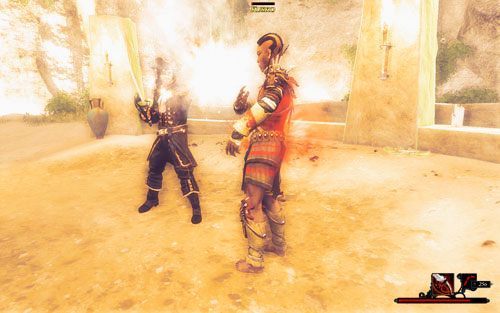 Podłe sztuczki i broń palna najwyraźniej nie są uznawane za niehonorowe. - Klątwa wojownika | Zadania - Wyspa Umarłych | Risen 2 Mroczne Wody - Risen 2: Mroczne wody - poradnik do gry