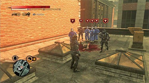 Oddział możesz odnaleźć na jednej z niższych partii dachu budynku - Czerwona strefa (Red Zone) (2) | Sekrety w Prototype 2 - Prototype 2 - poradnik do gry