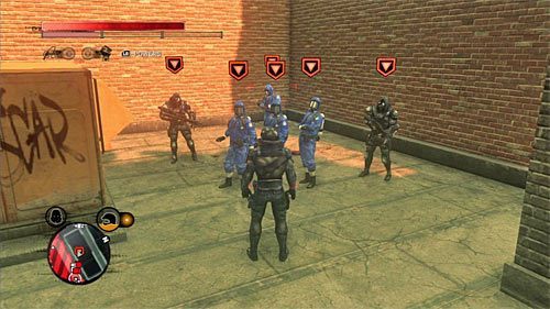 Oddział możesz odnaleźć na jednej z niższych partii dachu budynku - Czerwona strefa (Red Zone) (2) | Sekrety w Prototype 2 - Prototype 2 - poradnik do gry