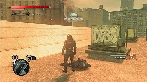 Ciało możesz odnaleźć na dachu budynku - Czerwona strefa (Red Zone) (1) | Sekrety w Prototype 2 - Prototype 2 - poradnik do gry