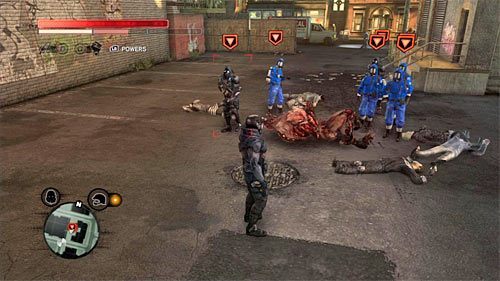 Oddział możesz odnaleźć na parkingu pomiędzy budynkami - Zielona strefa (Green Zone) (2) | Sekrety w Prototype 2 - Prototype 2 - poradnik do gry