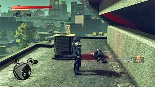 Ciało możesz odnaleźć na jednym z zewnętrznych balkoników stadionu, pod częściowo zniszczonym napisem - Żółta strefa (Yellow Zone) | Sekrety w Prototype 2 - Prototype 2 - poradnik do gry