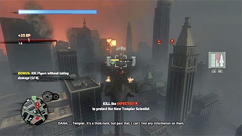 Zainfekowanymi stworami są w tym przypadku ptaki i zwróć przede wszystkim uwagę na nowo odblokowane bonusowe wyzwanie - 12 - Operation - Clockwork (1) | Misje Blacknet w Prototype 2 - Prototype 2 - poradnik do gry