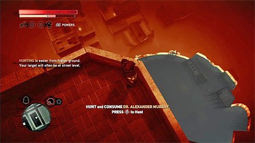 Jak zapewne pamiętasz polowanie najlepiej jest rozpocząć od przedostania się na dach jednego z najwyżej położonych budynków w okolicy - 12 - Operation - Clockwork (1) | Misje Blacknet w Prototype 2 - Prototype 2 - poradnik do gry