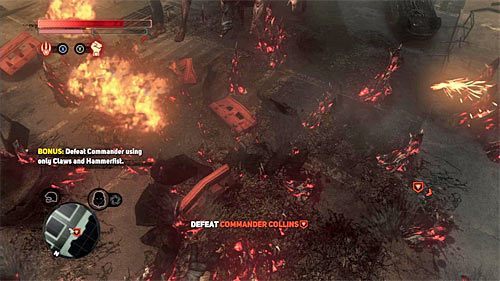 Kamienie-pięści najlepiej jest z kolei stosować za każdym razem gdy Collins znajduje się w większej odległości od Hellera - 11 - Operation - Stun Circuit | Misje Blacknet w Prototype 2 - Prototype 2 - poradnik do gry