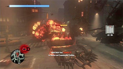 W zależności od odblokowanych umiejętności oraz preferowanej taktyki działania możesz między innymi sabotować czołgi czy przejmować nad nimi kontrolę - 11 - Operation - Stun Circuit | Misje Blacknet w Prototype 2 - Prototype 2 - poradnik do gry