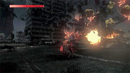 W trzeciej części pojedynku Mercer przestawi się na pięści-młoty (Hammerfist), w rezultacie czego najważniejszą sprawą będzie to żeby trzymać go na dystans, ograniczając bezpośrednie starcia z nim do absolutnego minimum - 31 - FINAŁ - Murder Your Maker | Główny wątek fabularny Prototype 2 - Prototype 2 - poradnik do gry