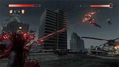 W opisywanej drugiej części bitwy Mercer będzie korzystał z niektórych z opisanych wcześniej ataków, przy czym dochodzą także dwa nowe - 31 - FINAŁ - Murder Your Maker | Główny wątek fabularny Prototype 2 - Prototype 2 - poradnik do gry