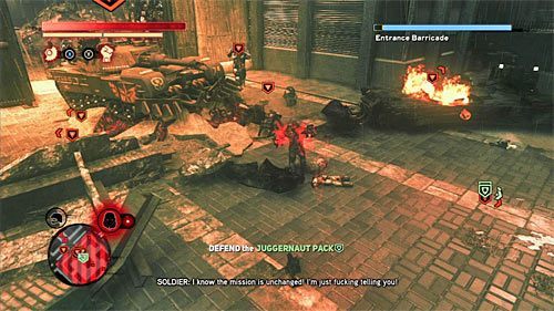 W przerwach pomiędzy atakowaniem wrogich maszyn zajmuj się eliminacją zwykłych żołnierzy Blackwatch, a w szczególności osobników z wyrzutniami - 30 - A Labor of Love | Główny wątek fabularny Prototype 2 - Prototype 2 - poradnik do gry