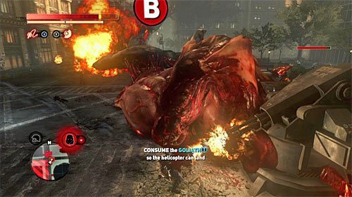 Prowadź walki do momentu wyczerpania niemal całego paska zdrowia goliata - 29 - Lost in the System | Główny wątek fabularny Prototype 2 - Prototype 2 - poradnik do gry