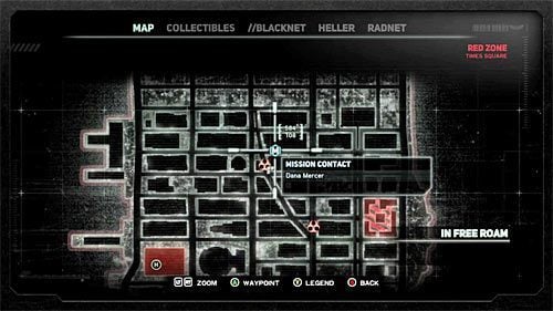 W celu rozpoczęcia tej misji musisz dotrzeć do lokacji [584, 108], a konkretnie do znajdującego się na chodniku święcącego się okręgu - 29 - Lost in the System | Główny wątek fabularny Prototype 2 - Prototype 2 - poradnik do gry