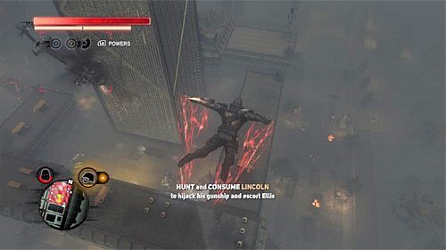 Lincoln przebywa w bazie wojskowej we wschodniej części czerwonej strefy i jego orientacyjna lokalizacja to [750, 215] - 26 - Fly in the Ointment | Główny wątek fabularny Prototype 2 - Prototype 2 - poradnik do gry