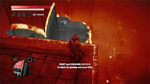 Jak zapewne pamiętasz polowanie najlepiej jest rozpocząć od przedostania się na dach jednego z najwyżej położonych budynków w okolicy - 26 - Fly in the Ointment | Główny wątek fabularny Prototype 2 - Prototype 2 - poradnik do gry