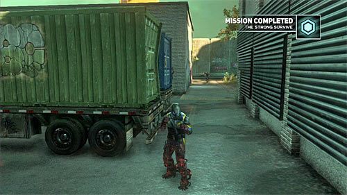 Po dotarciu na drugi brzeg skup się wyłącznie na znalezieniu kryjówki, dzięki czemu zgubisz pościg - 3 - The Strong Survive | Główny wątek fabularny Prototype 2 - Prototype 2 - poradnik do gry