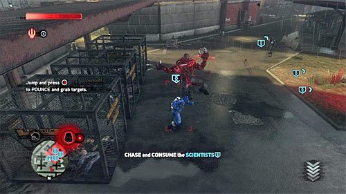 Przygotuj się, bo pościg za czterema naukowcami rozpocznie się od razu po zakończeniu cut-scenki - 5 - Brain Drain | Główny wątek fabularny Prototype 2 - Prototype 2 - poradnik do gry
