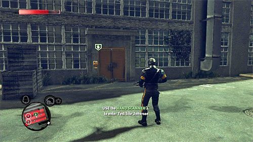 Zadanie to jest bardzo proste, albowiem musisz jedynie podejść do skanera dłoni znajdującego się w lokacji [249, 968] i wejść z nim w interakcję (przycisk B) - 7 - Feeding Time | Główny wątek fabularny Prototype 2 - Prototype 2 - poradnik do gry